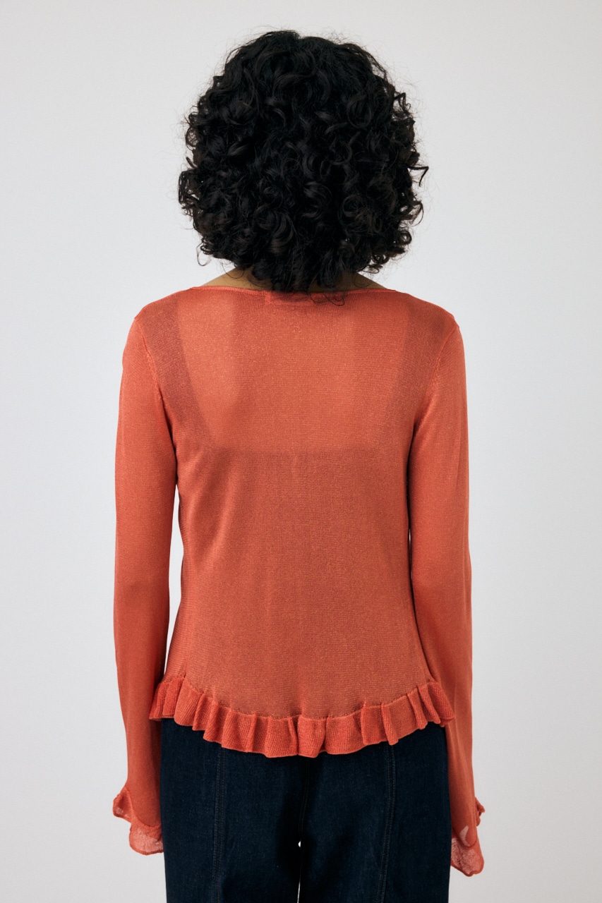 moussy SHEER VELOUR カーディガン MOUSSY | SHEER VELOUR カーディガン (Tシャツ・カットソー(長袖