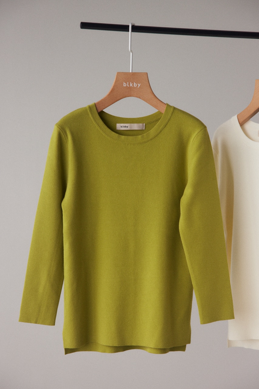 BLACK BY MOUSSY | washable longsleeve tops (ニット ) |SHEL 