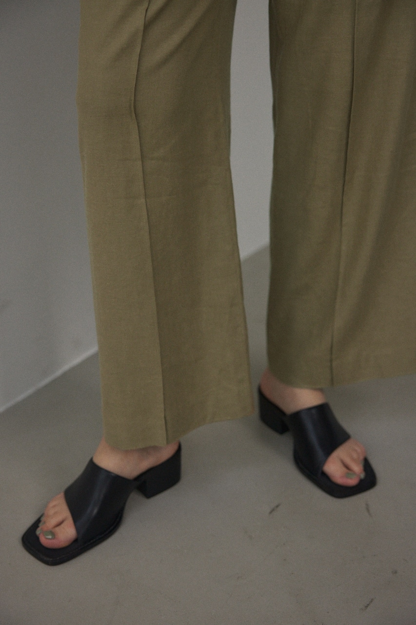 BLACK BY MOUSSY | center press loose pants (パンツ ) |SHEL'TTER