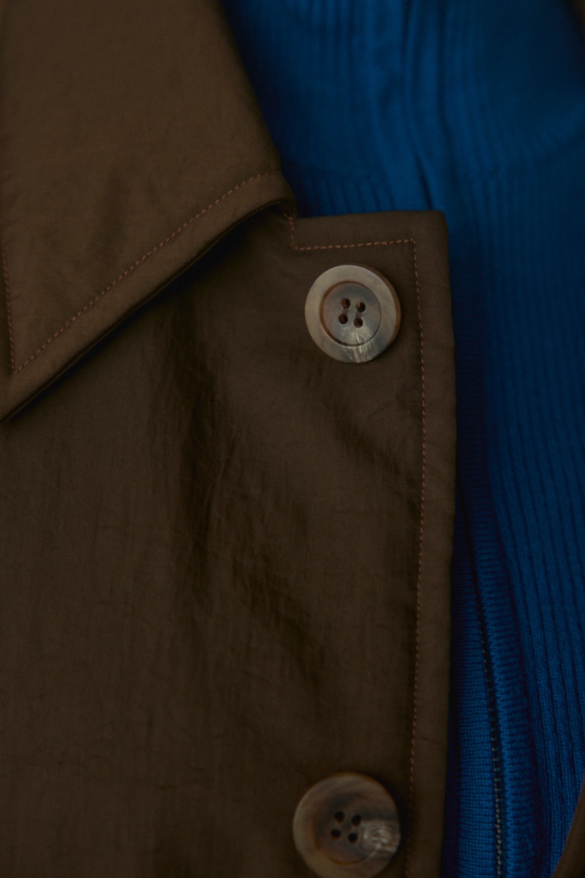 soutien collar stitch coat BRN 2