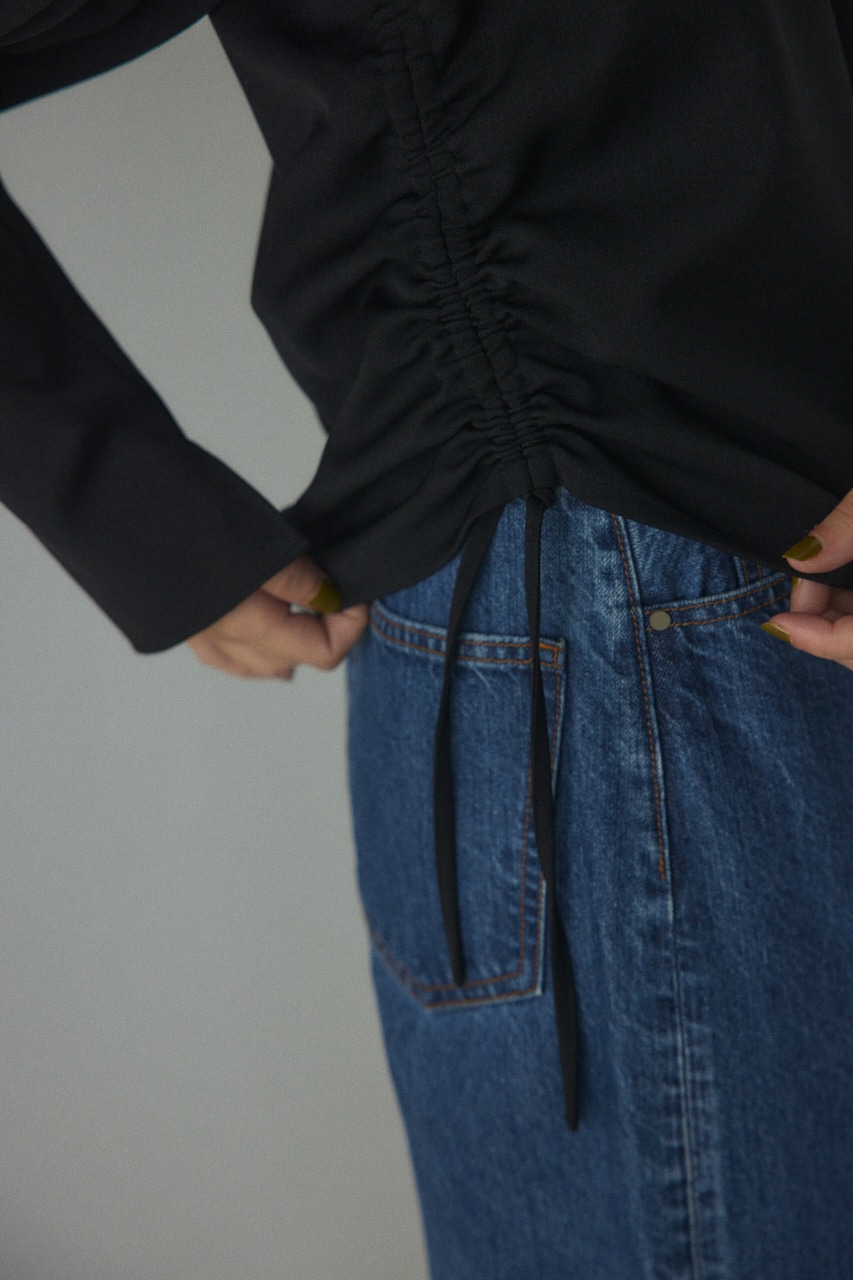 2way volume sleeve tops BLK 2