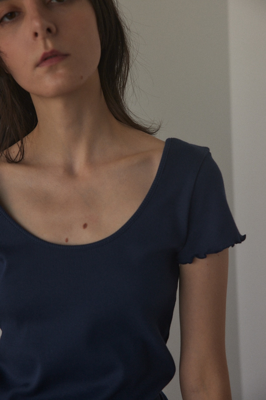 2way round neck tops NVY FREE