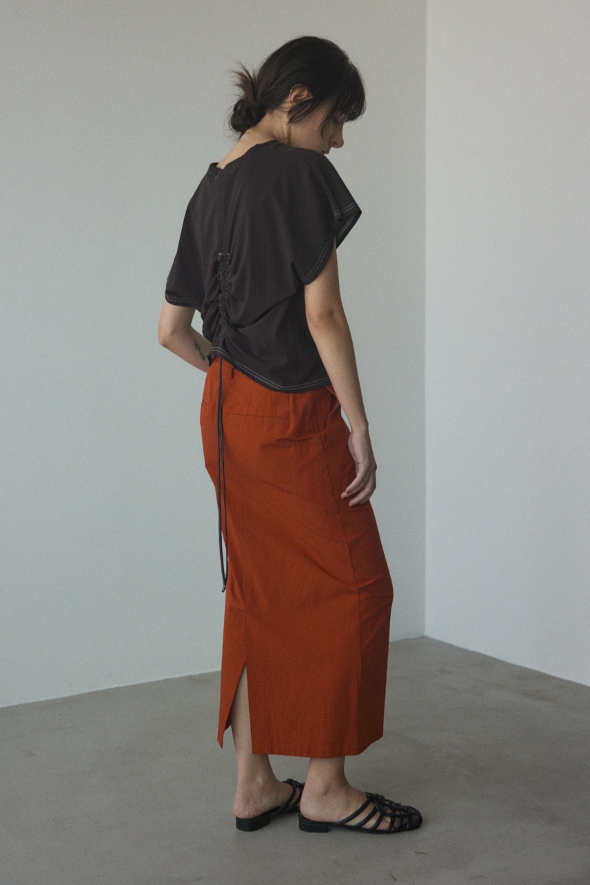 back gather tops BLK FREE