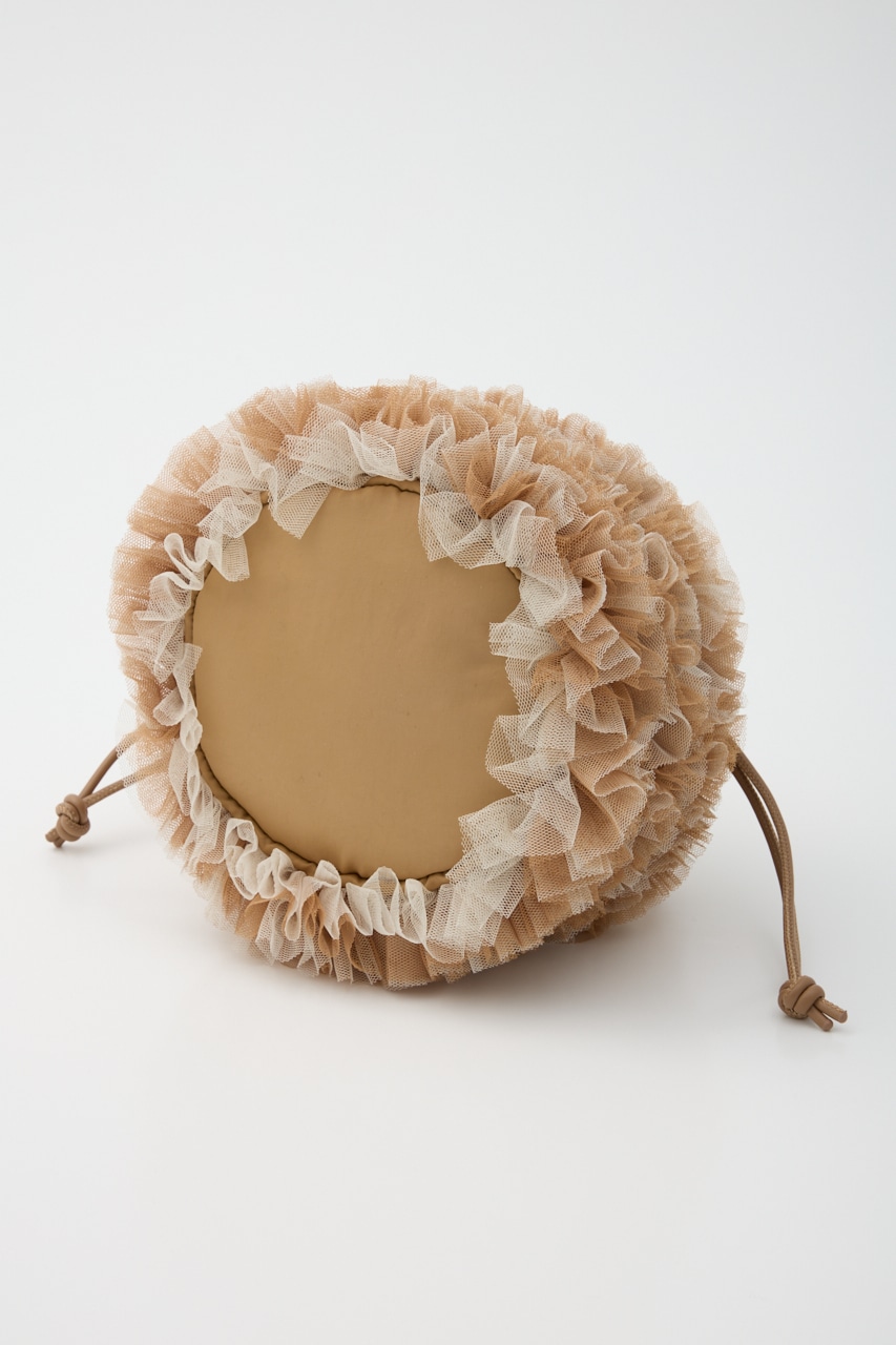 【SHEL'TTER SELECT】配色チュール2WAYドロストショルダーバッグ CAM FREE