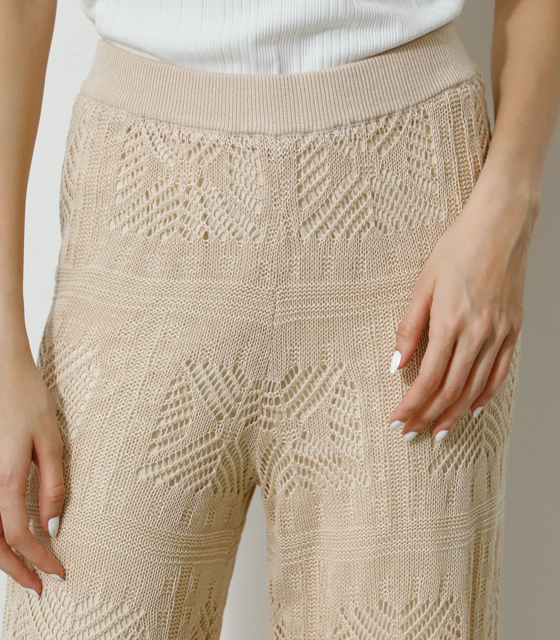 AZUL BY MOUSSY CROCHET KNIT PANTS (パンツ ) SHEL'TTER WEBSTORE