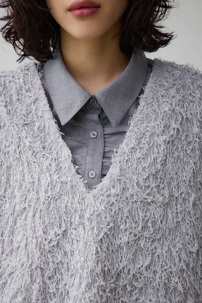 AZUL BY MOUSSY | フェザーVネックベスト (タンクトップ ) |SHEL'TTER