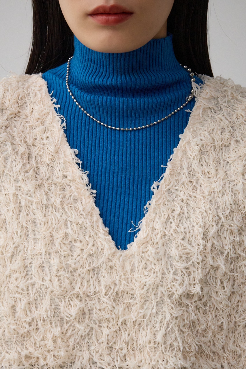 フェザーVネックベスト IVOY FREE