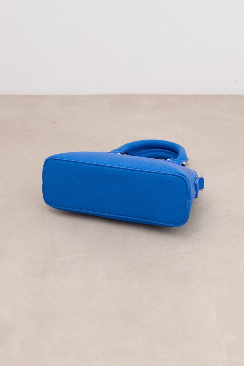 ダブルジッパーミニバッグ BLU FREE