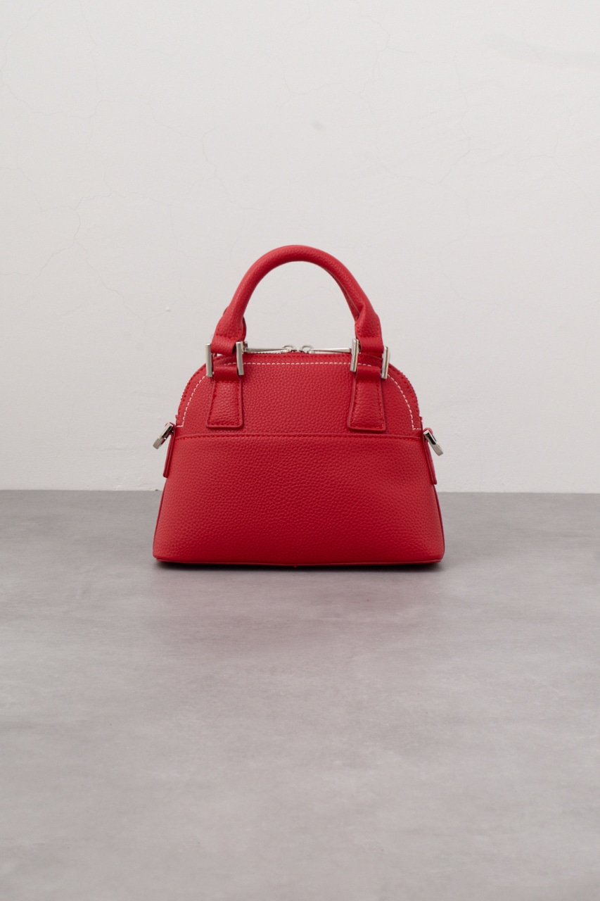 ダブルジッパーミニバッグ RED FREE