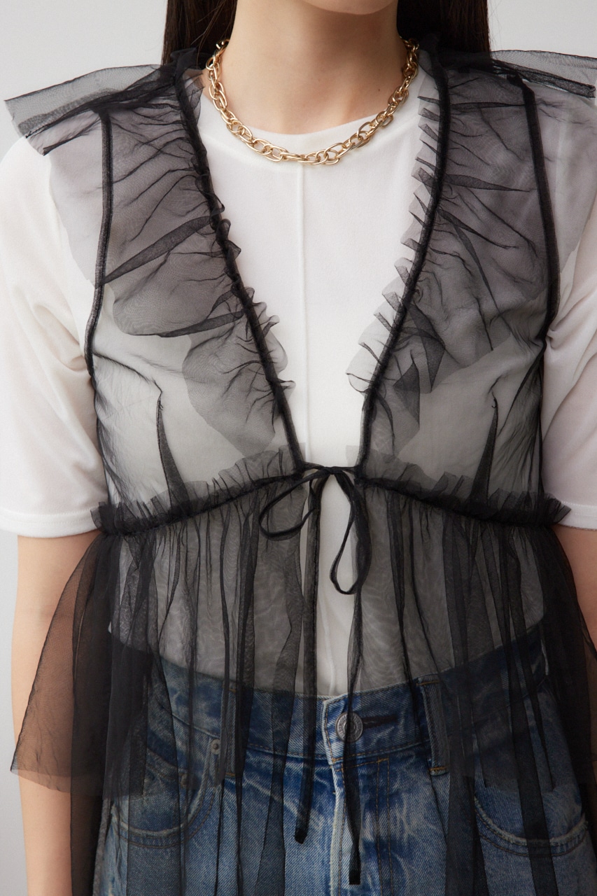 デザインチュールビスチェ BLK FREE