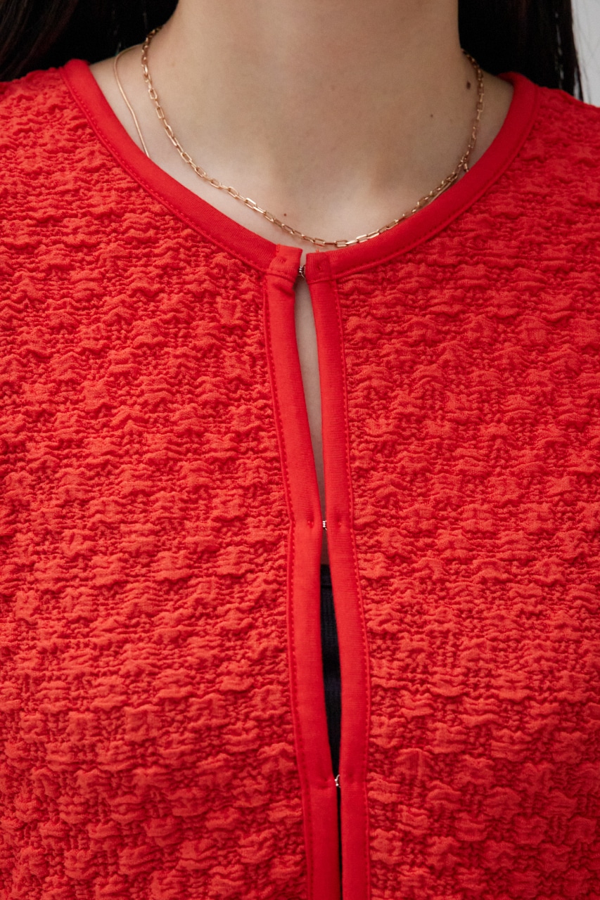 ポップコーンカットカーディガン ORG FREE