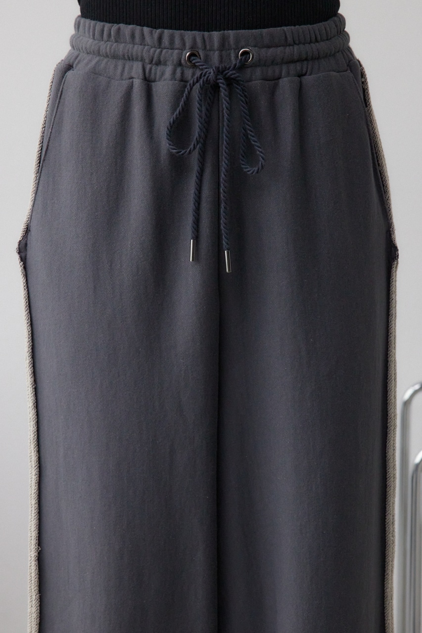 ウラケワイドパンツ C.GRY FREE