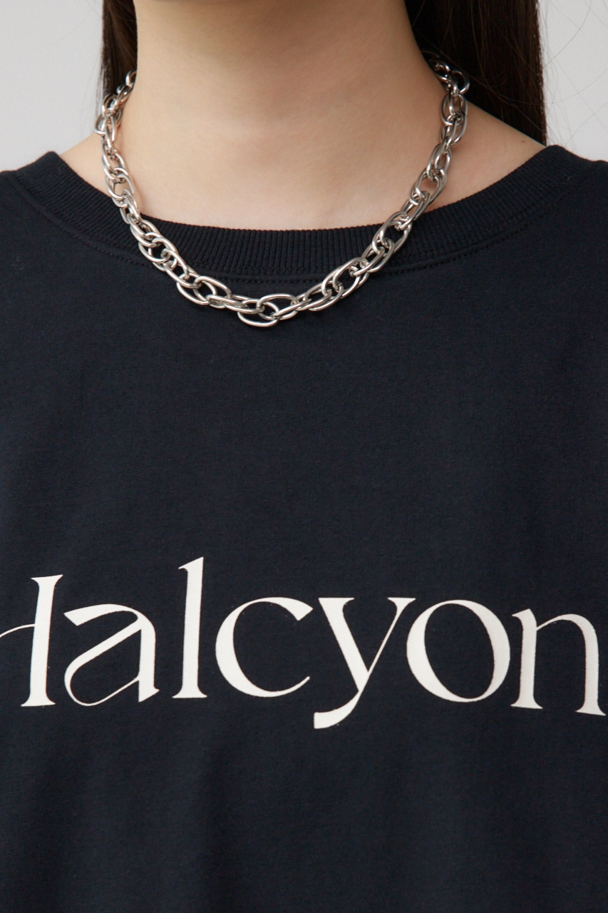 プリントウラケプルオーバー BLK FREE