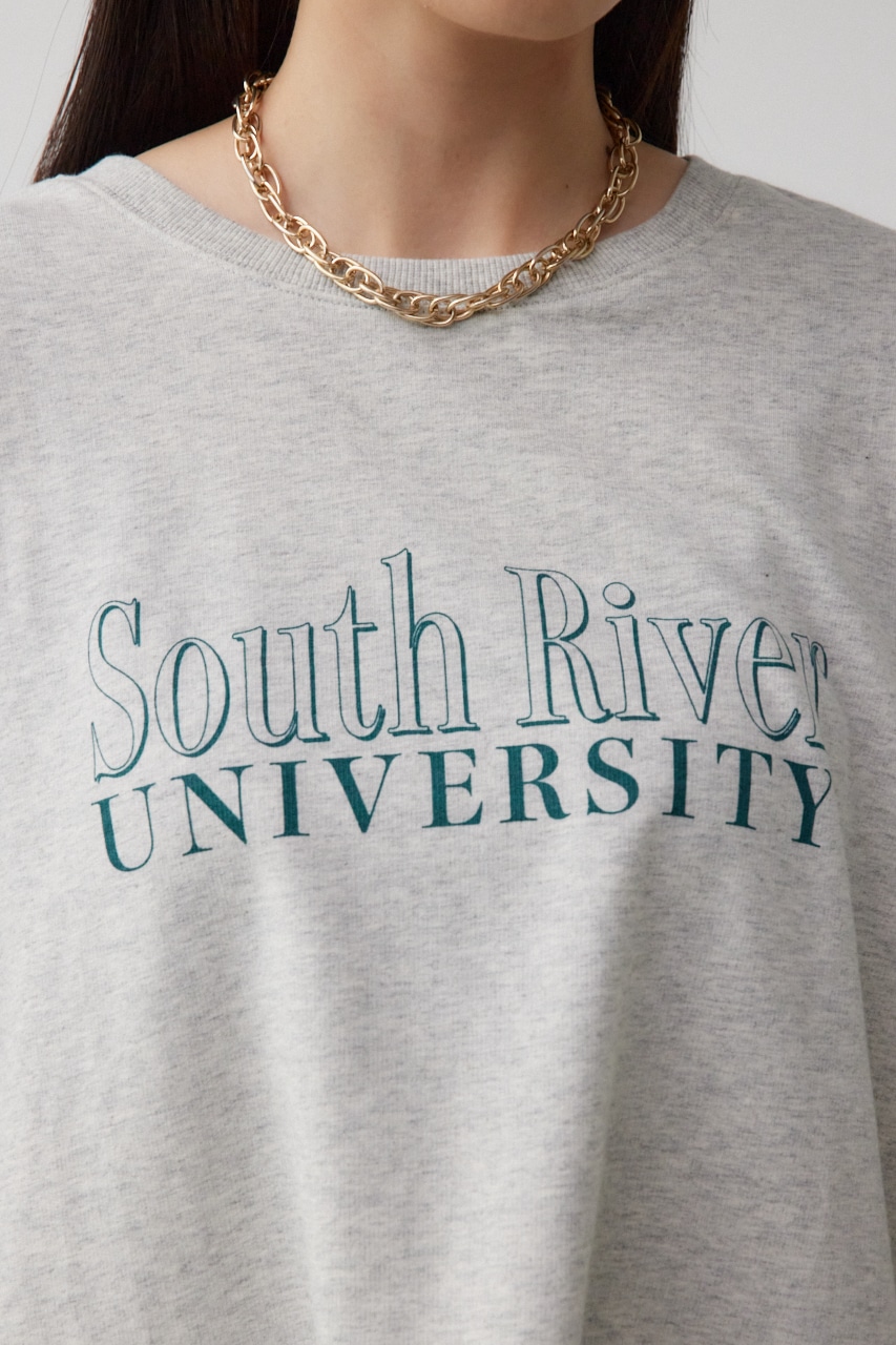 プリントウラケプルオーバー T.GRY FREE