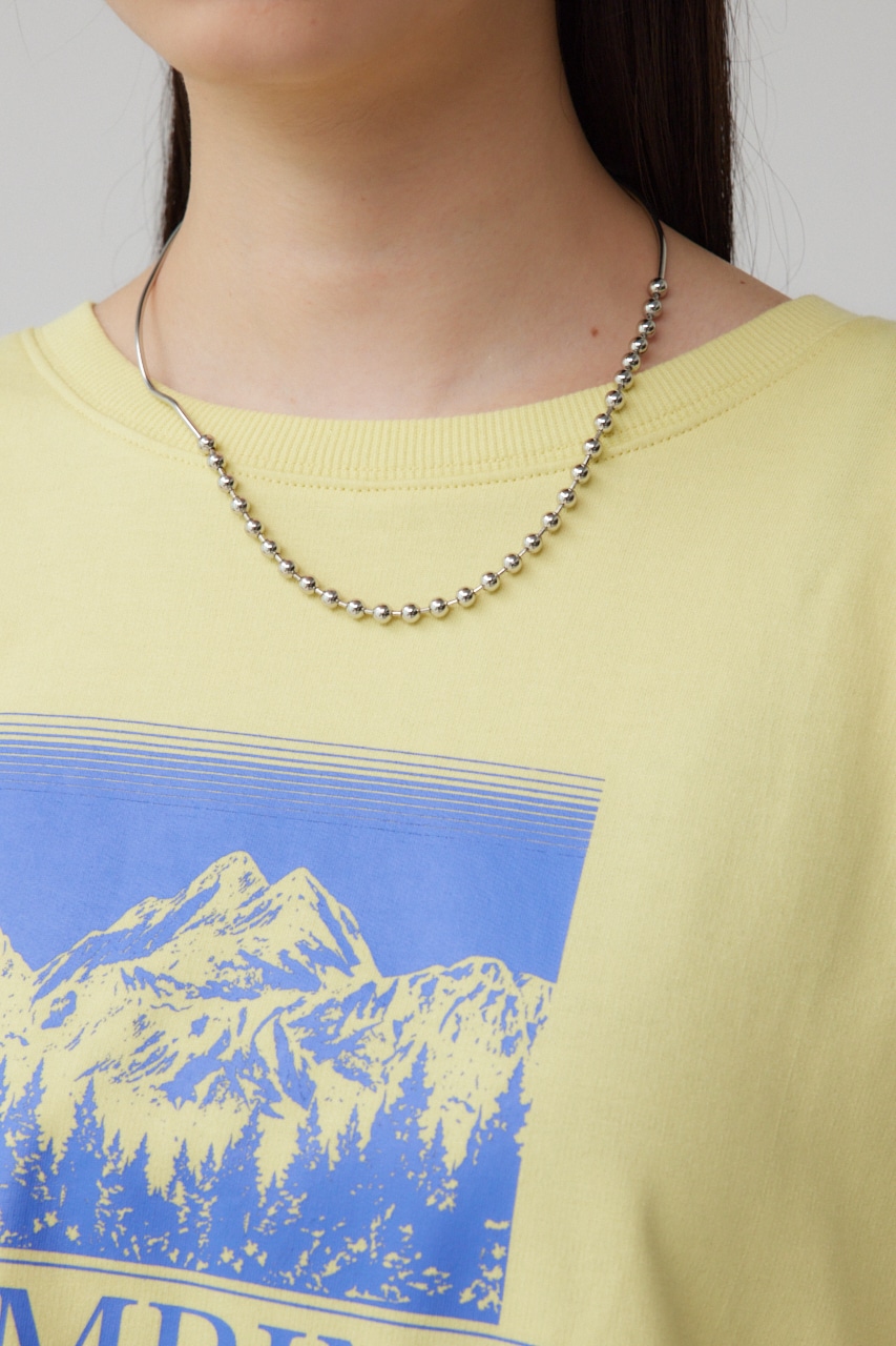 プリントウラケプルオーバー YEL FREE