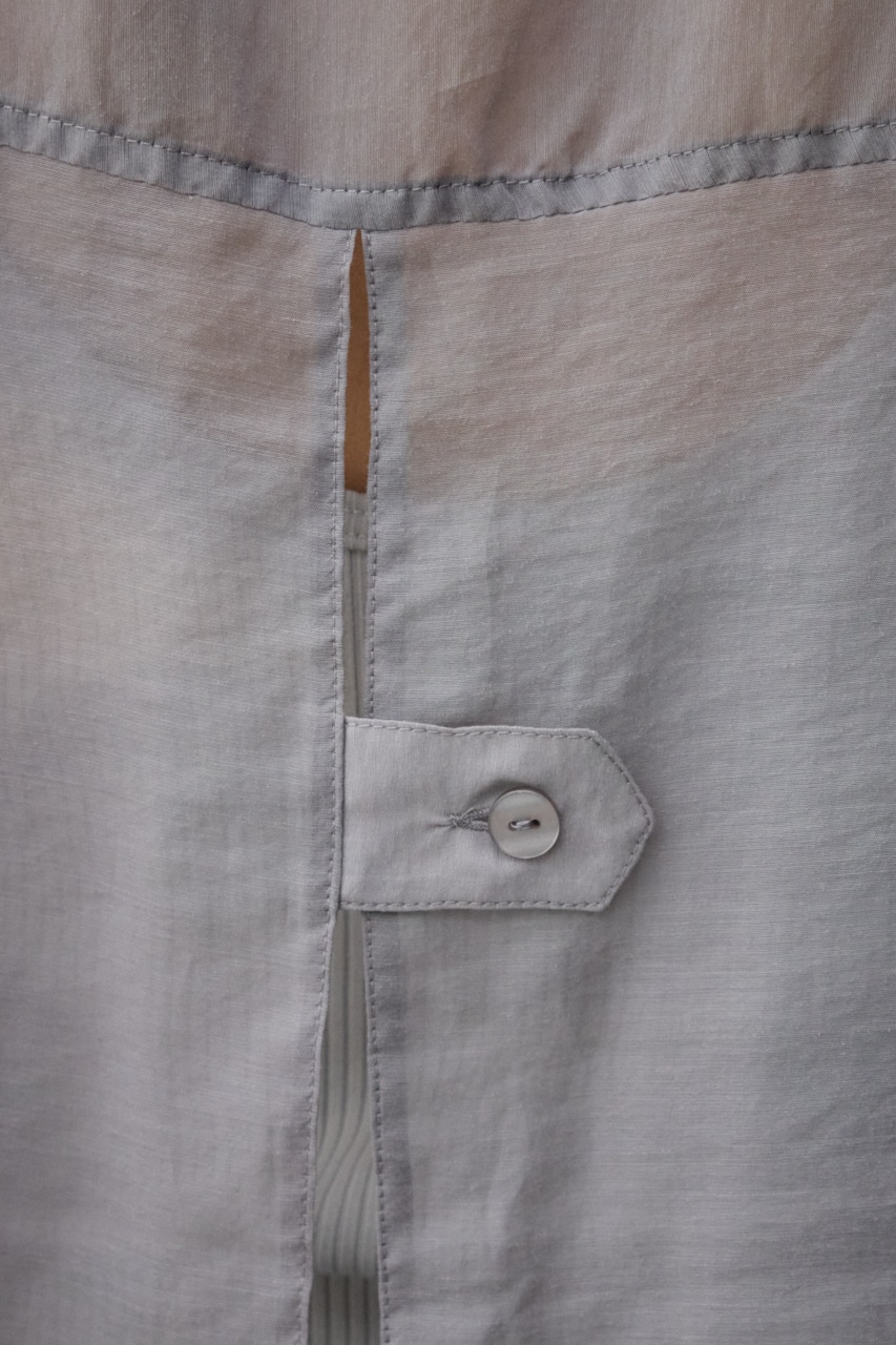 バックスリットシアーオーバーシャツ GRY FREE