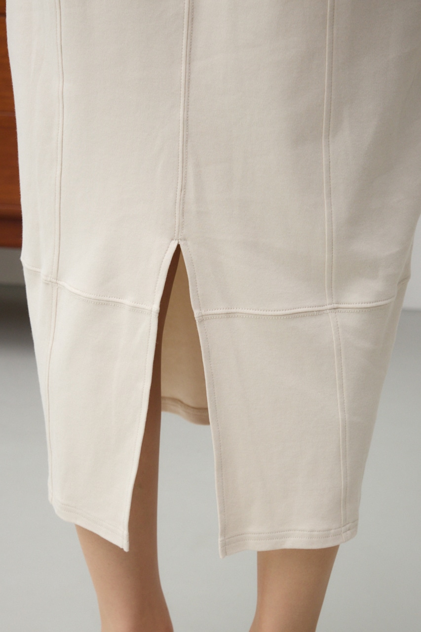 ステッチデザインコクーンカットワンピース IVOY S