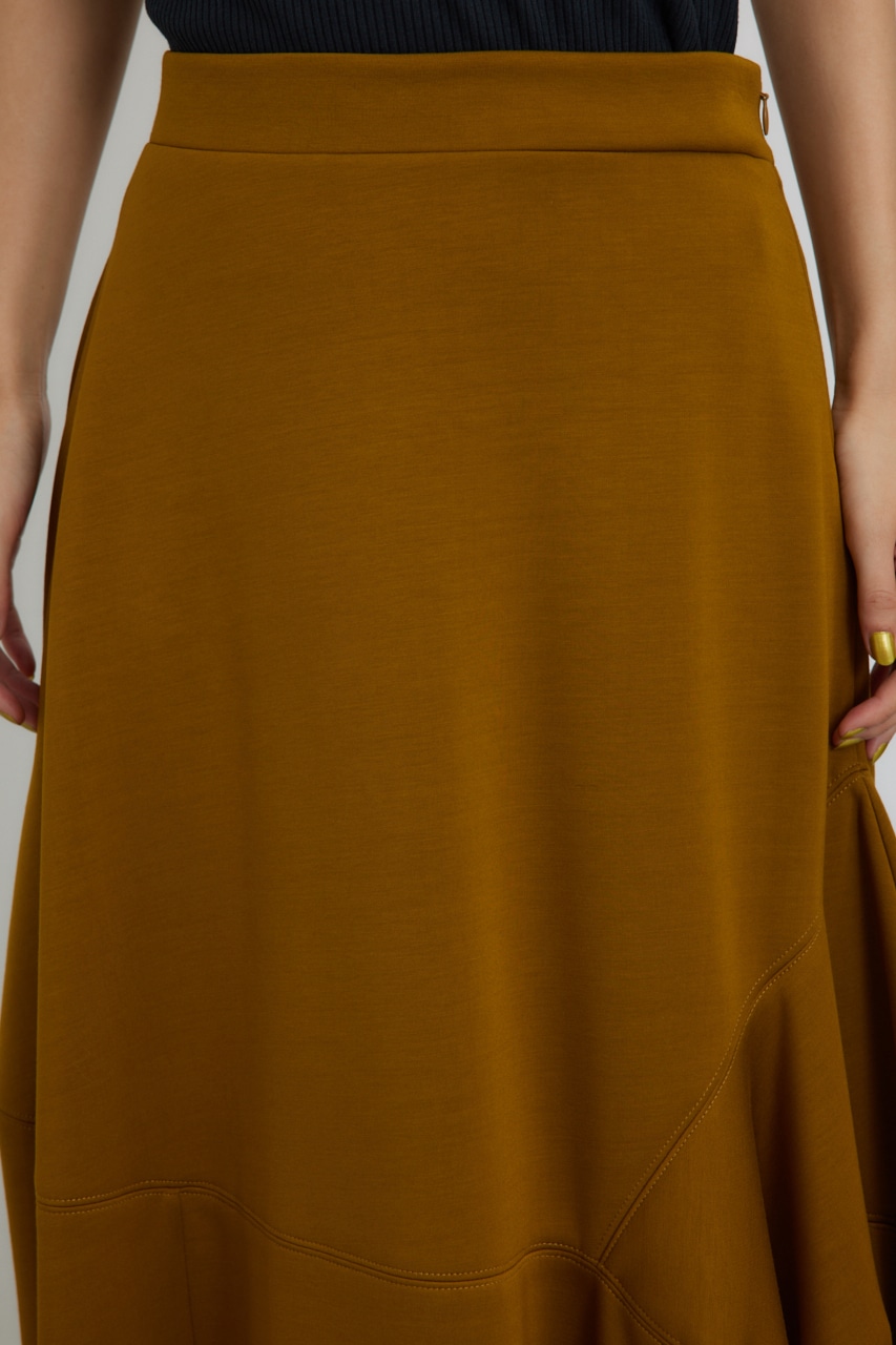 【PLUS】パネルイレギュラーヘムスカート D/YEL S