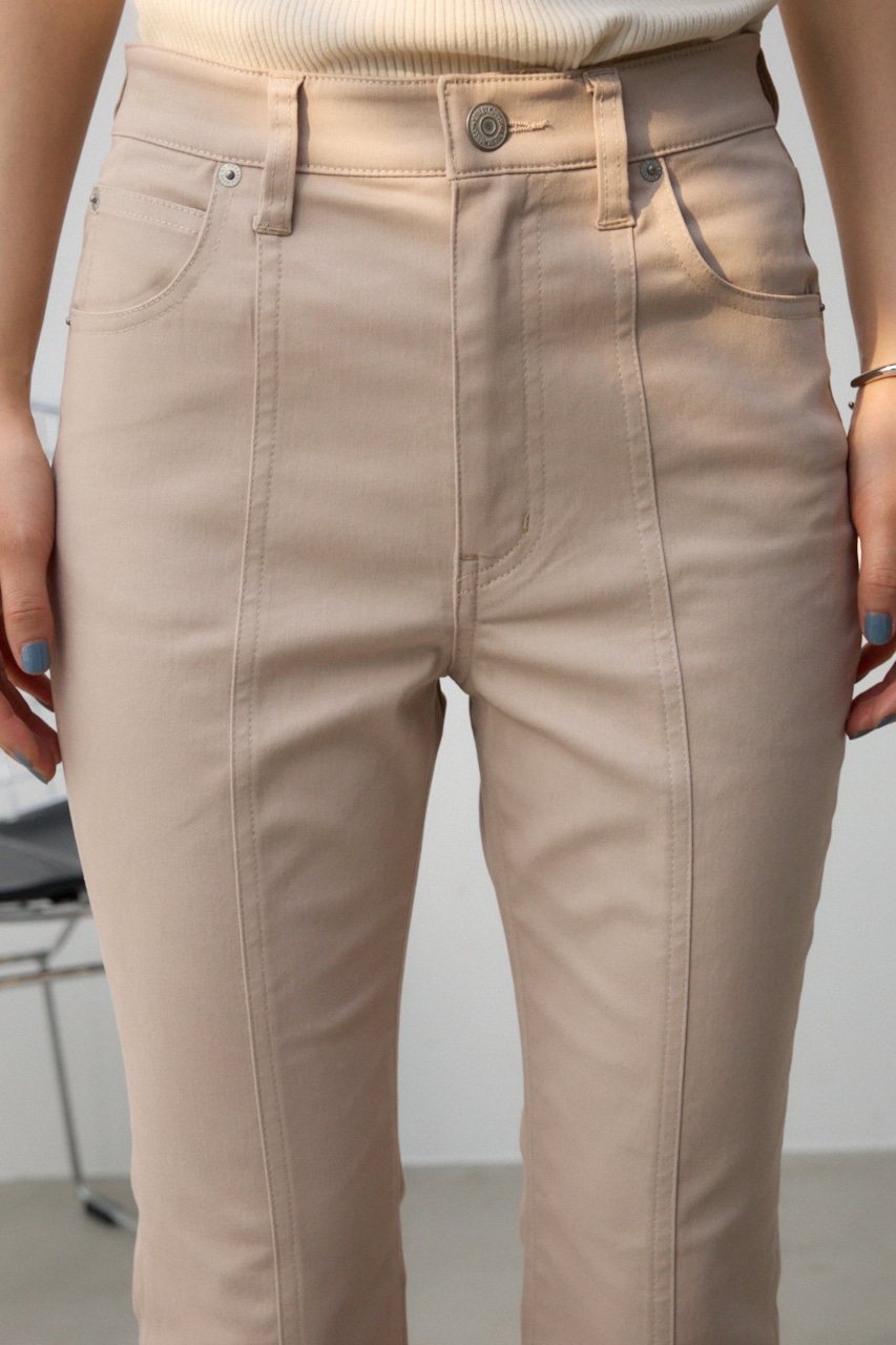 センタースリットカラーフレアパンツ BEG M