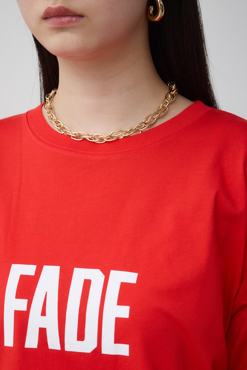 アソートロゴカラーTシャツ RED M