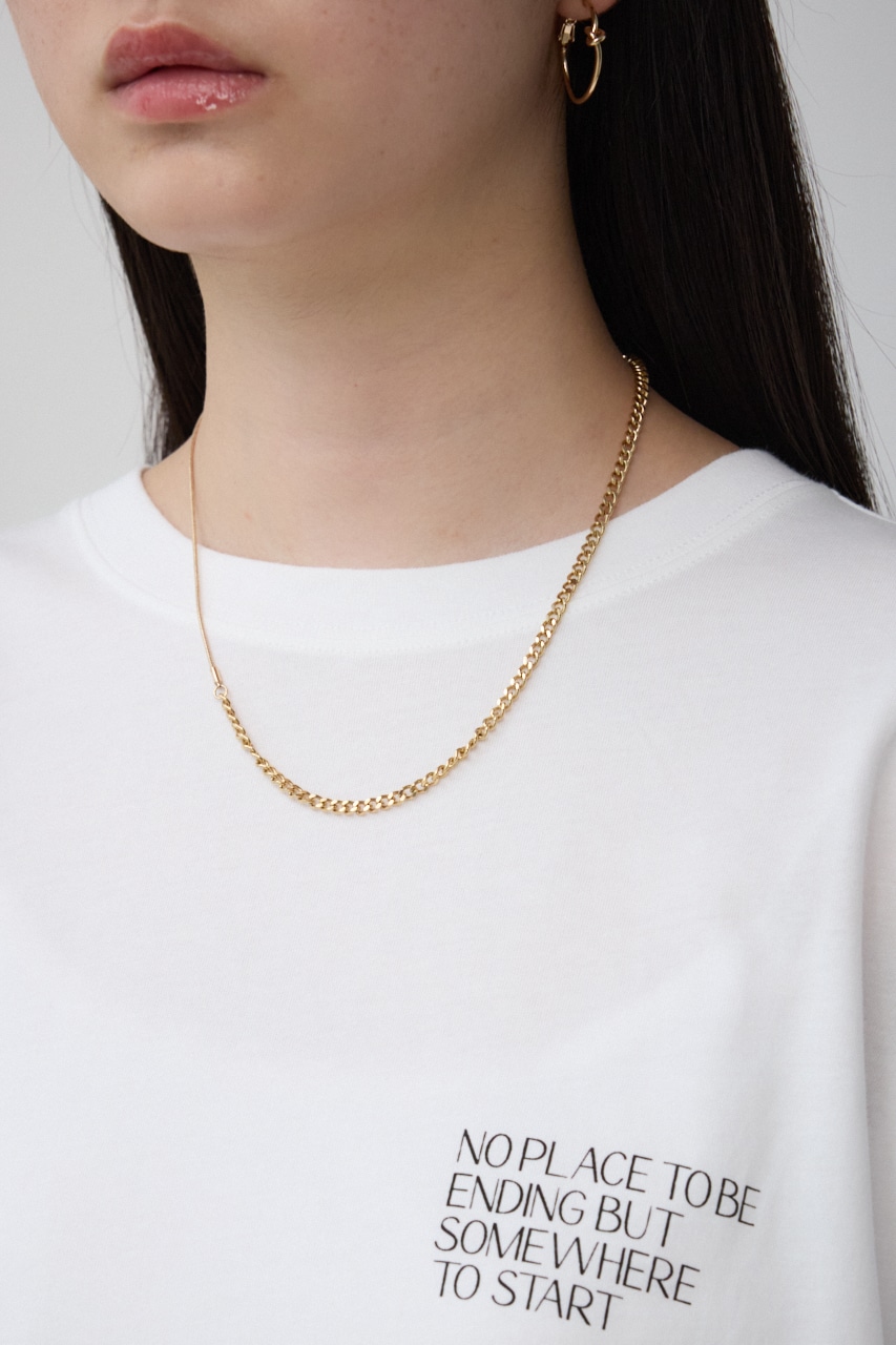 アソートロゴカラーTシャツ WHT M