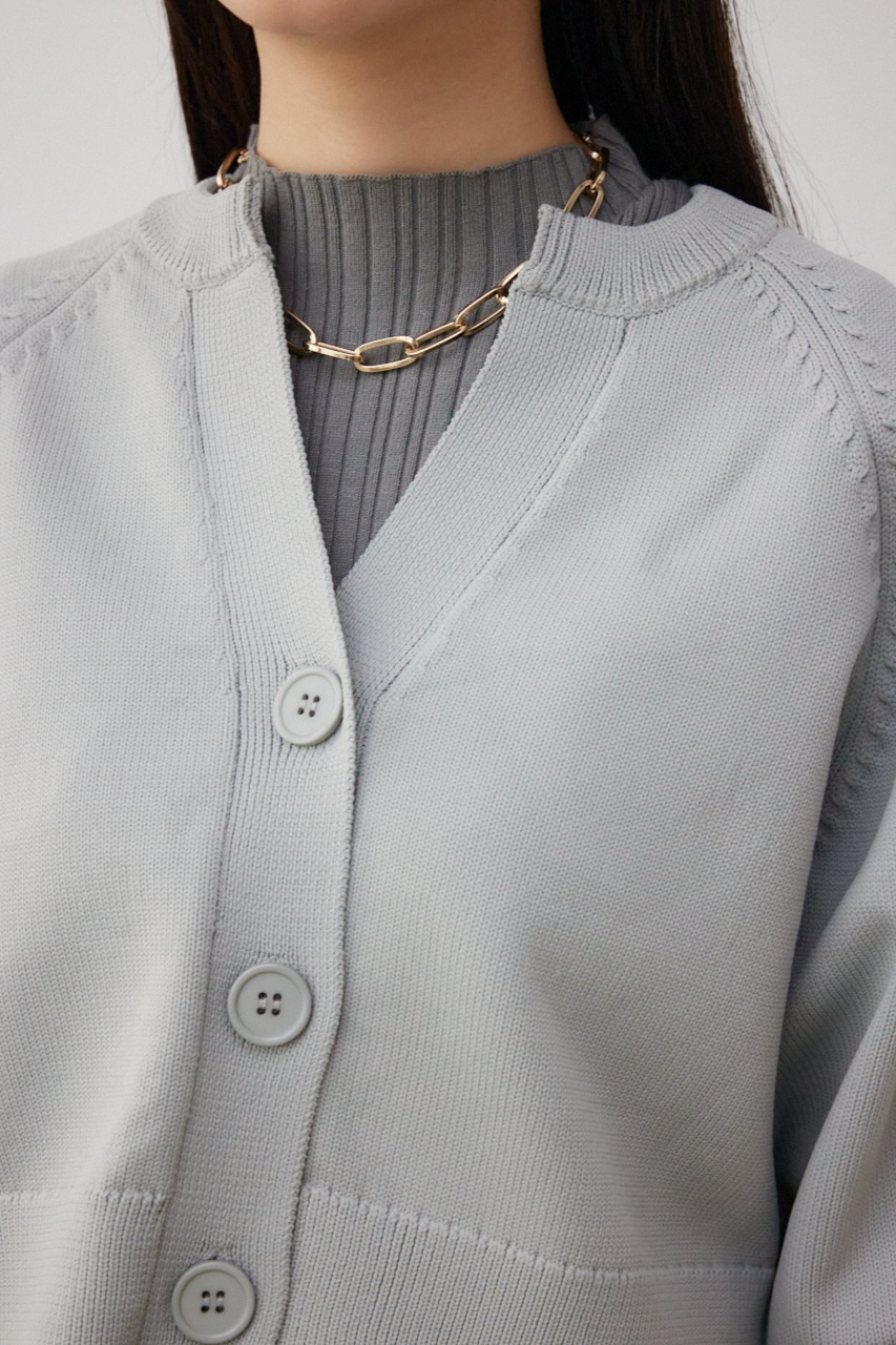 ADAWAS エアリースポンディッシュフーディーカーディガン ADAWAS エアリースポンディッシュフーディーカーディガン