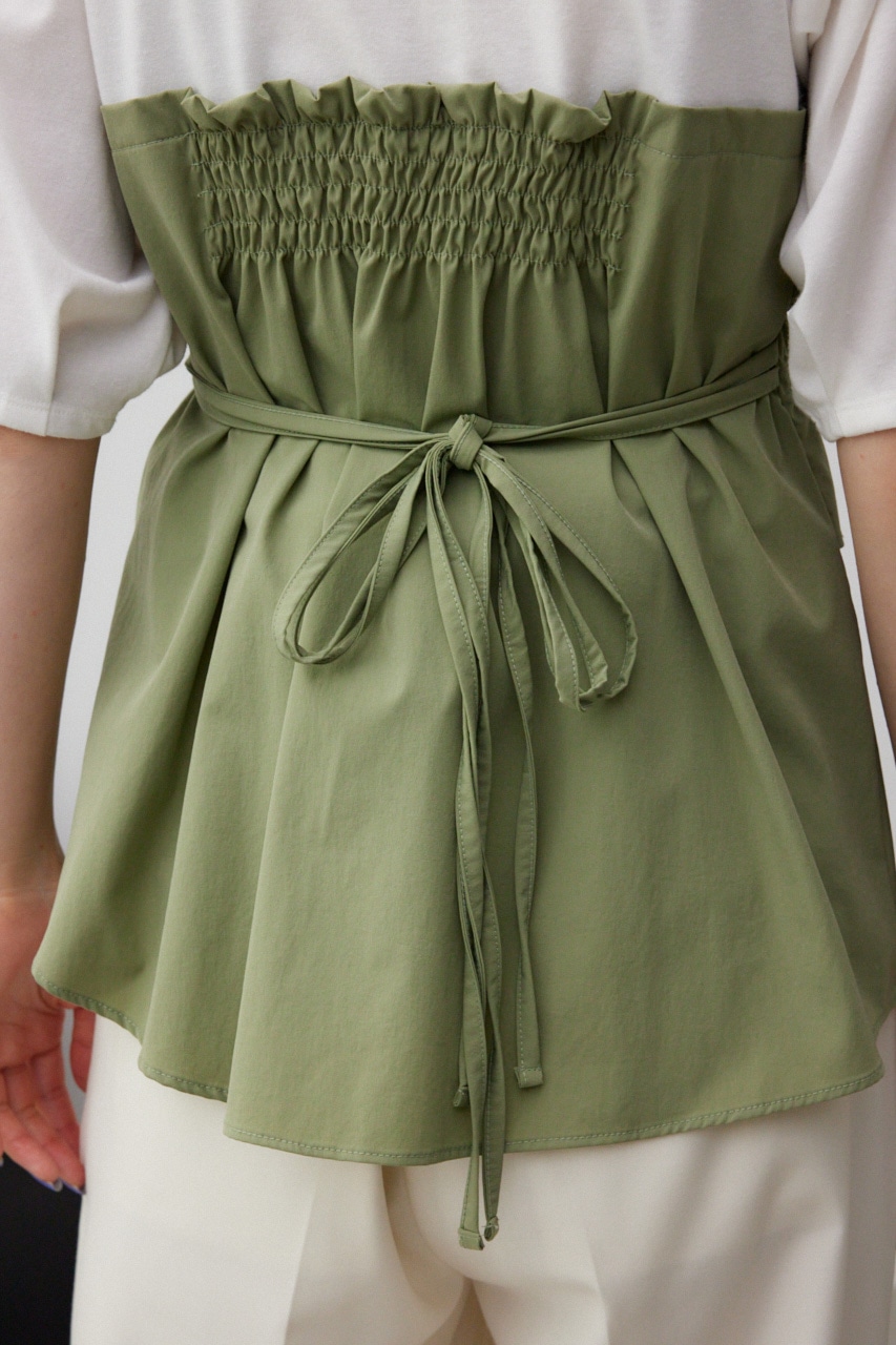 ビスチェレイヤードトップス 柄KHA M