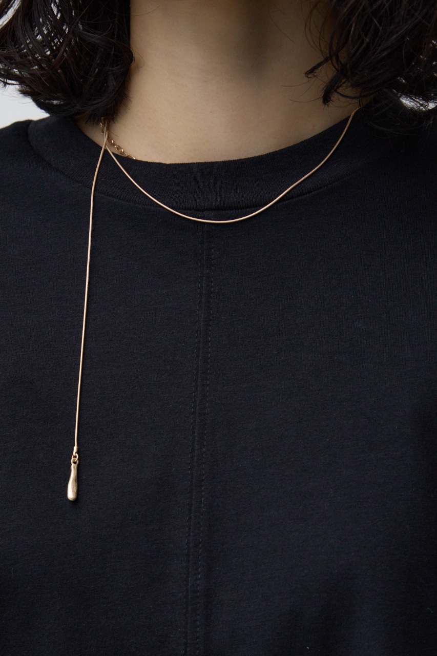 ドッキングバルーンギャザートップス BLK FREE