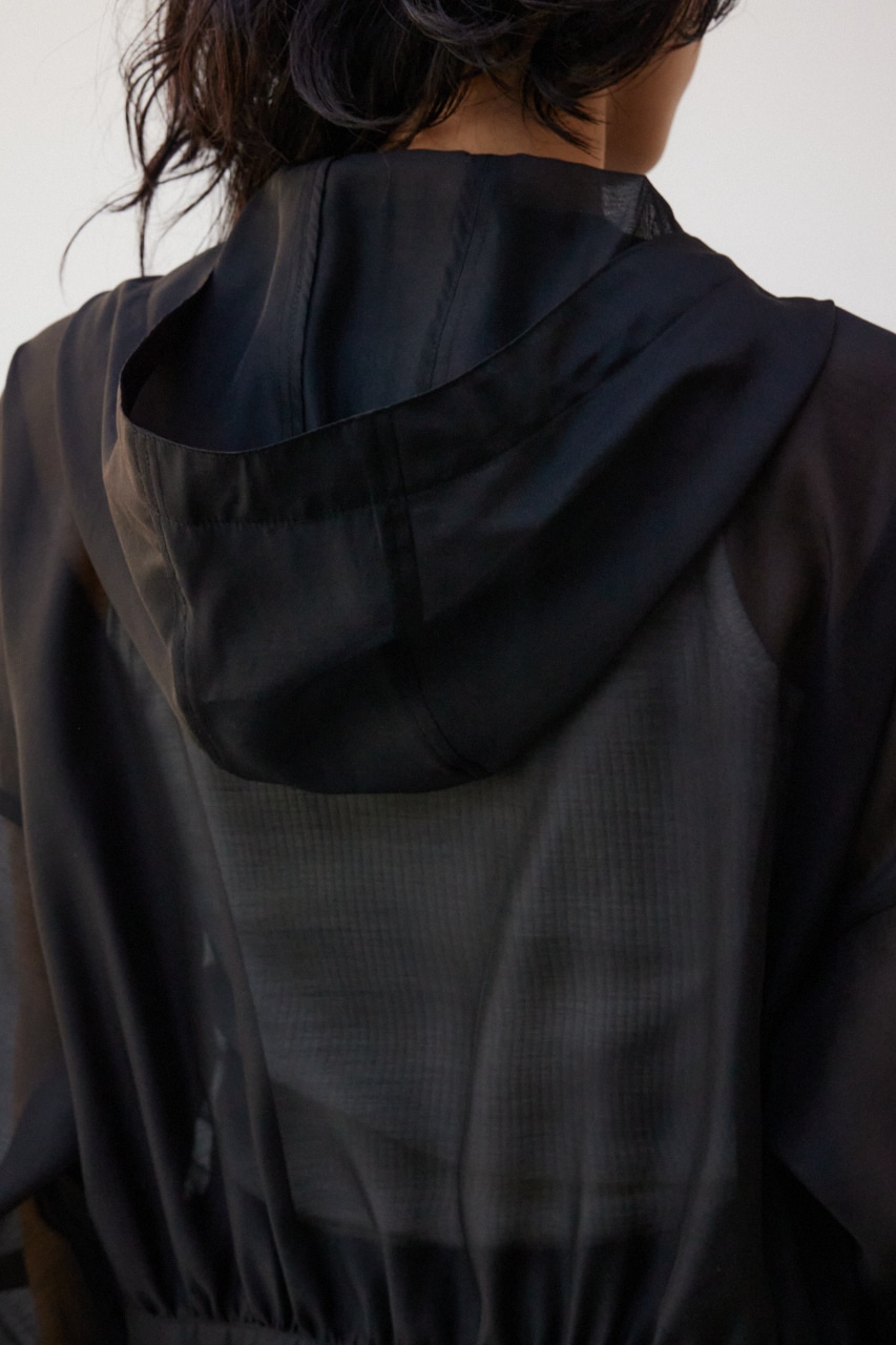 シアーフーディーブルゾン BLK FREE