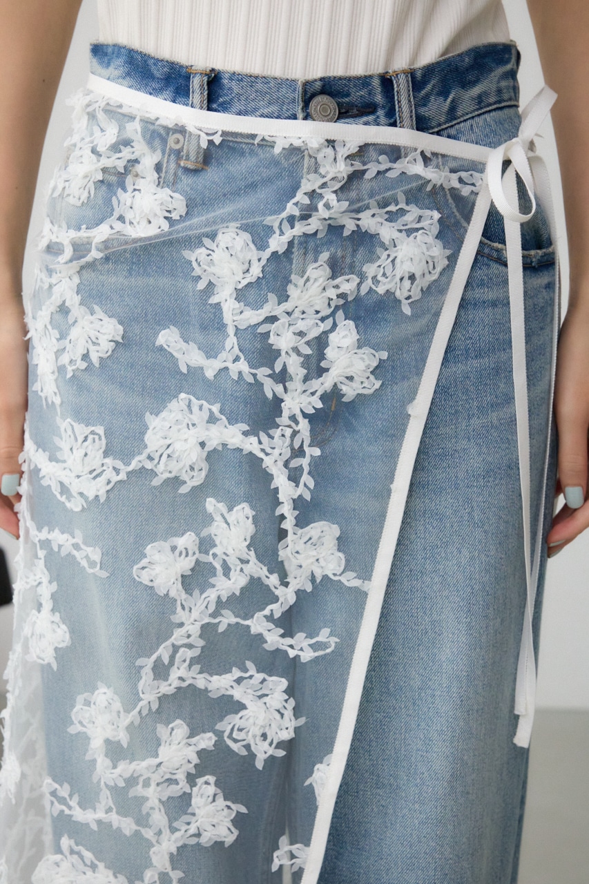 シアーレーススカート IVOY FREE