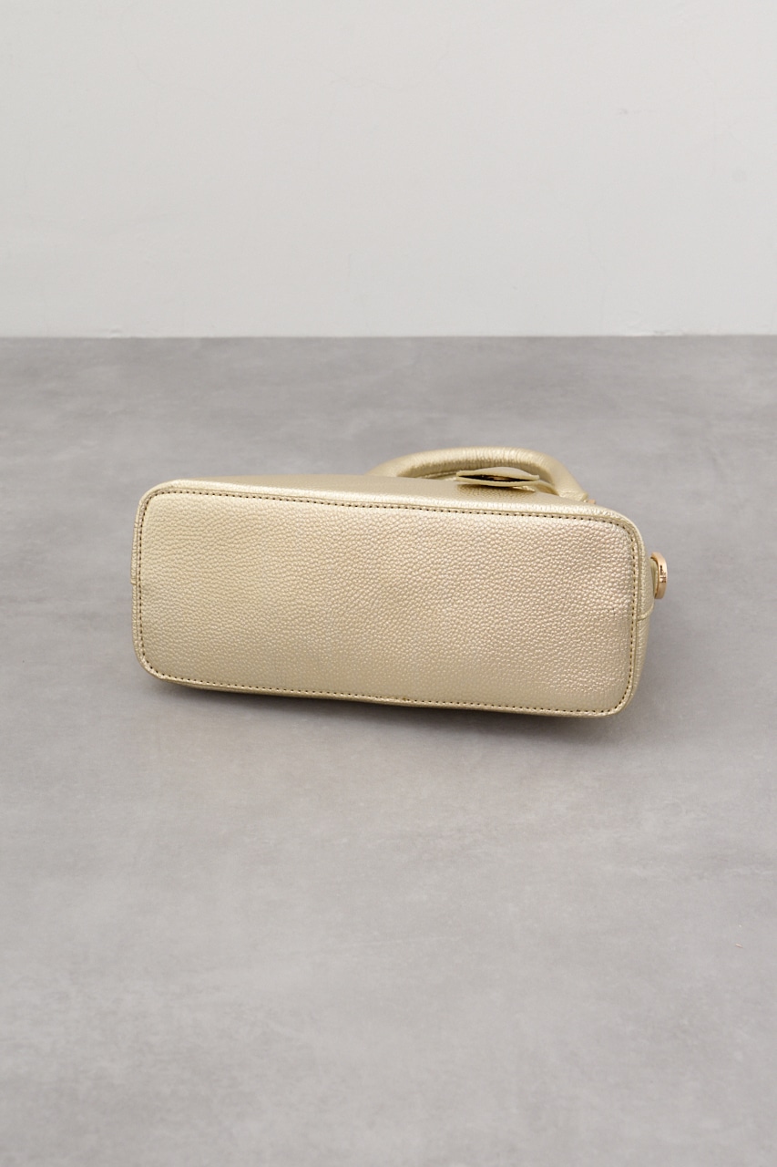 ダブルジッパーハンドバッグ GLD FREE