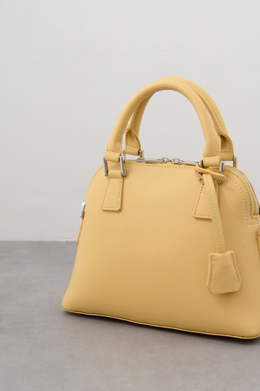 ダブルジッパーハンドバッグ L/YEL FREE