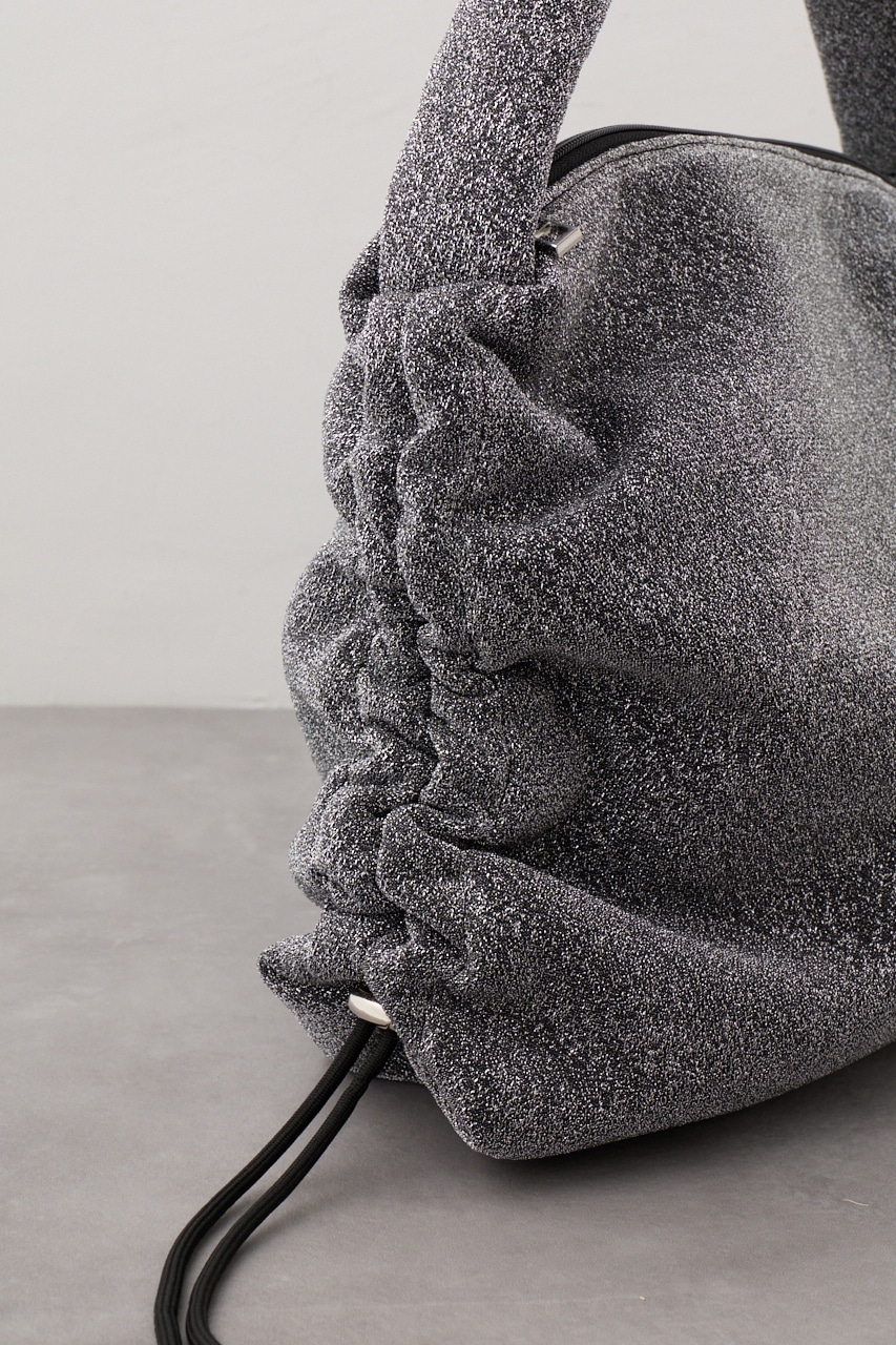 サイドギャザーパデットバッグ M/BLK FREE