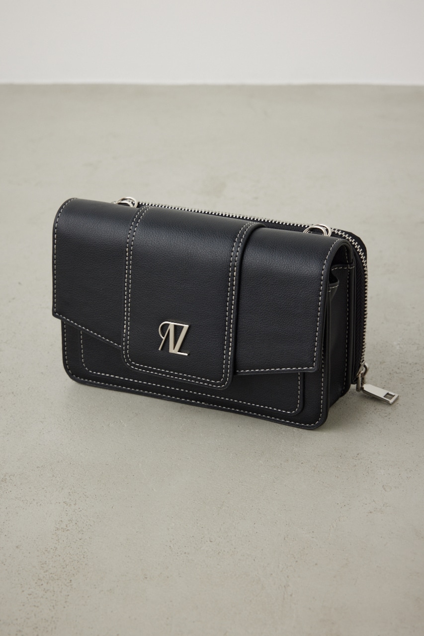 AZモチーフウォレットバッグ BLK FREE