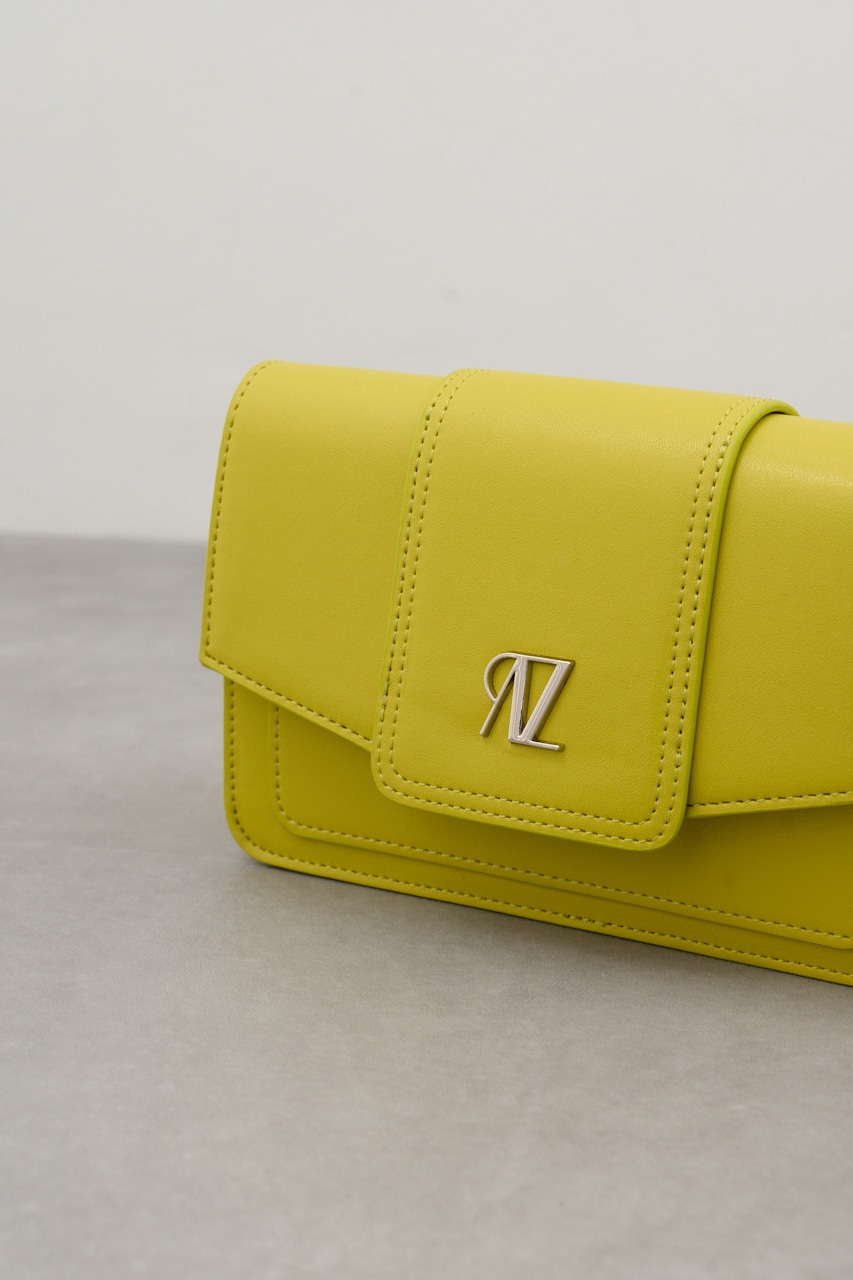 AZモチーフウォレットバッグ LIME FREE