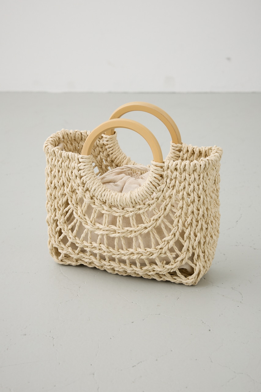 編み込みショルダーバッグ IVOY FREE