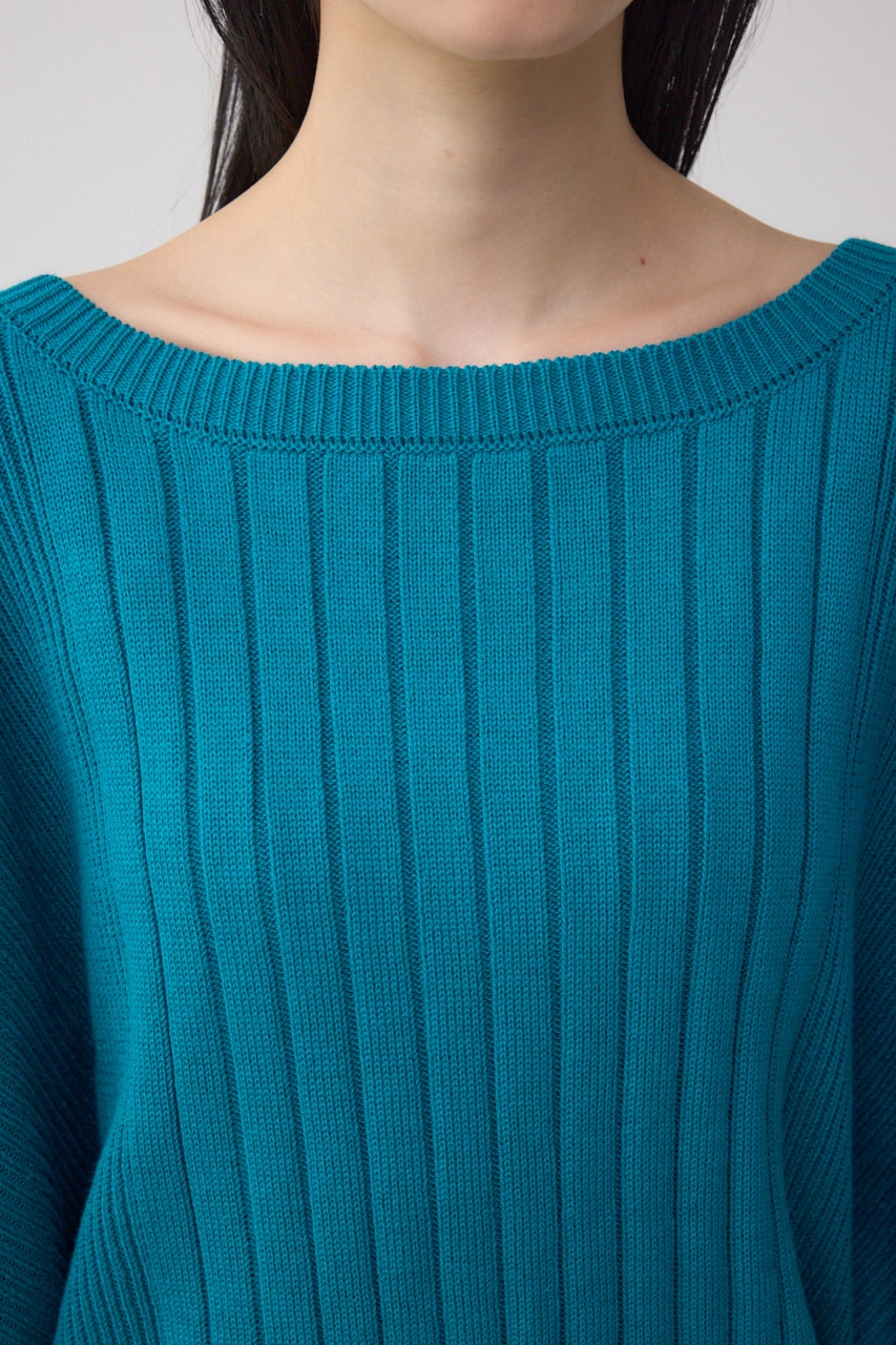 2WAYショルダーボタンニット BLU FREE