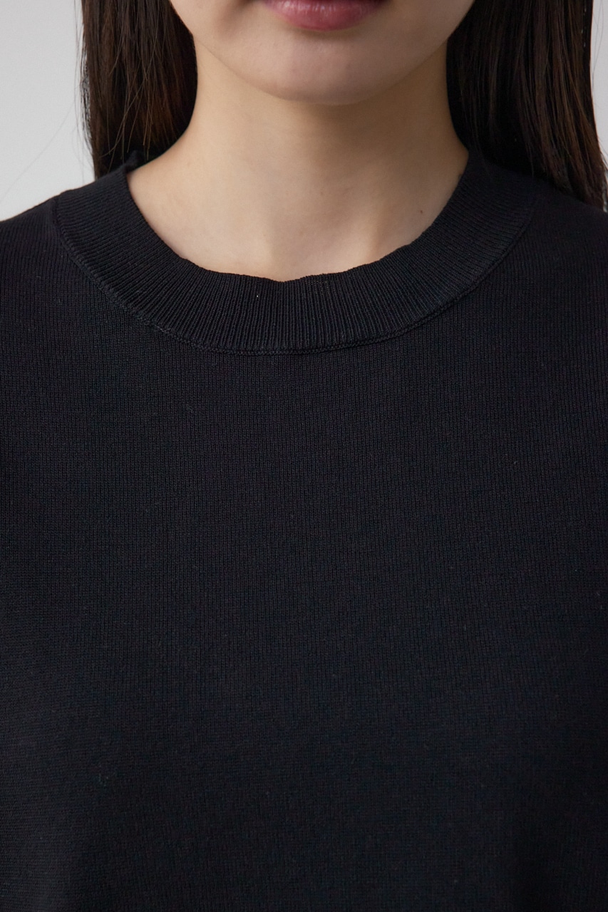 フハクキリカエデザインドルマンニット BLK FREE