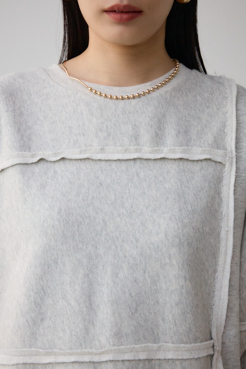 ダメージウラケプルオーバー T.GRY FREE