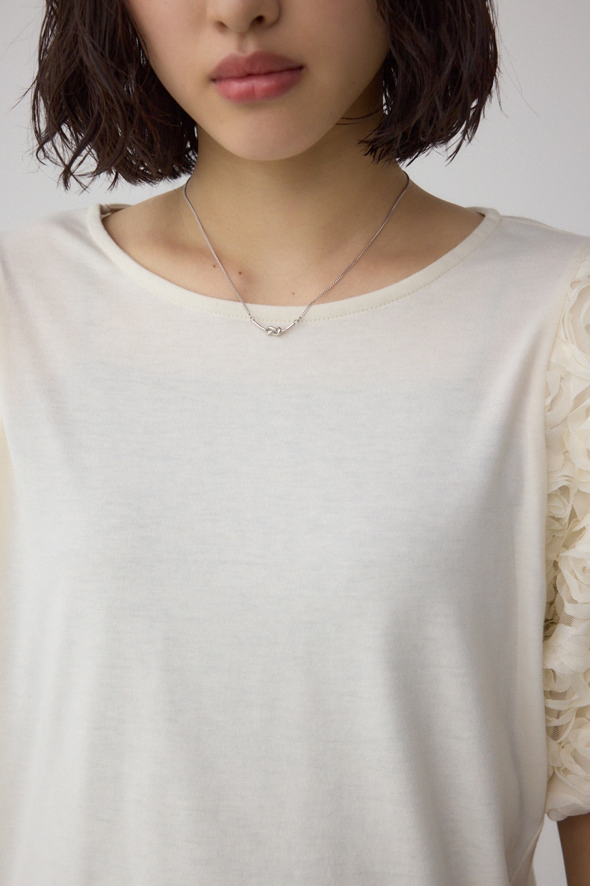 ソデチュールトップス O/WHT FREE