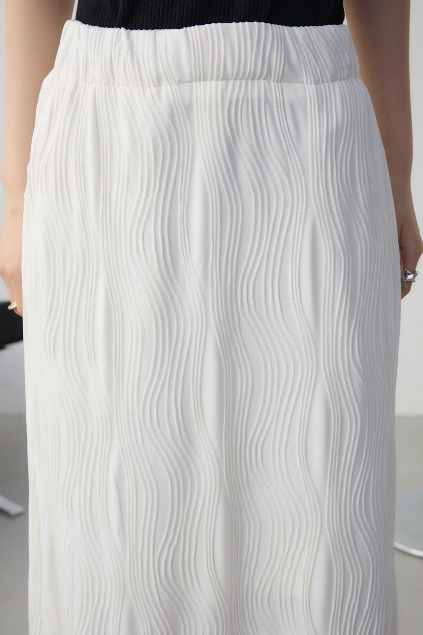 ヘンケイリブカットソータイトスカート O/WHT FREE