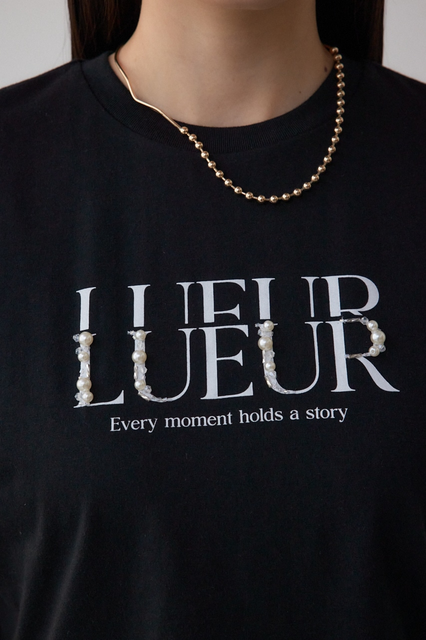 ジュエリーアソートプリントTシャツ BLK FREE