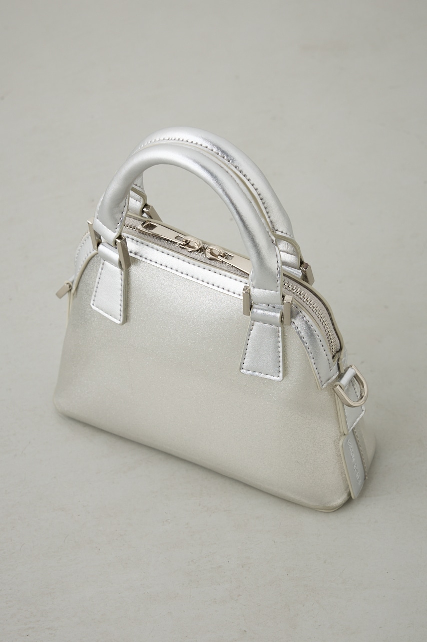 ダブルジッパークリアミニバッグ SLV FREE