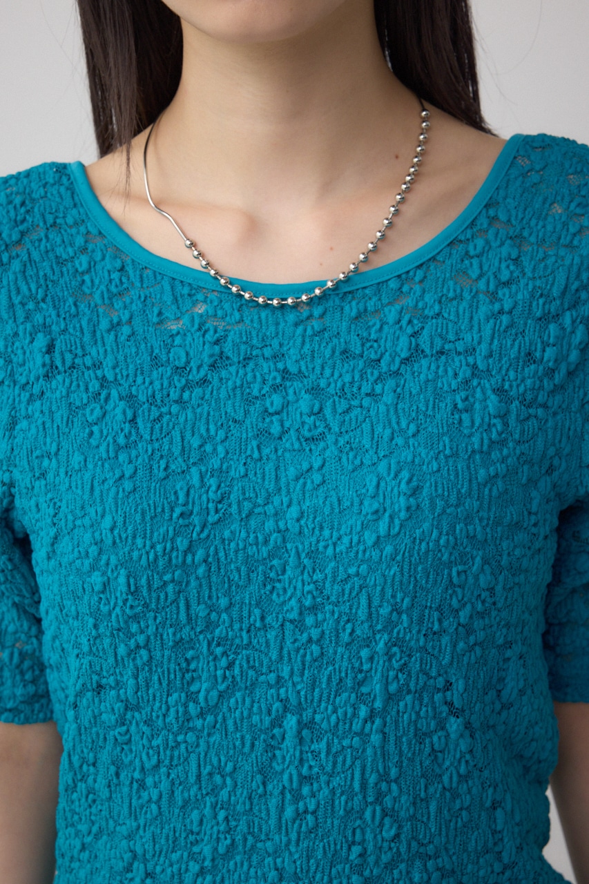 2WAYギャザーレーストップス BLU FREE