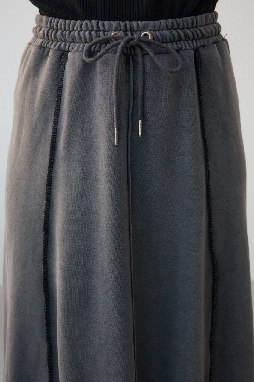 ビンテージライクウラケスカート BLK FREE