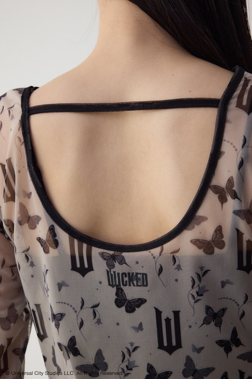 【WICKED×AZUL】アソート柄シアートップス 柄BEG FREE