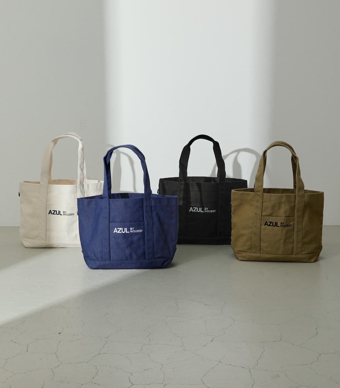 AZUL BY MOUSSY | AZUL CANVAS BIG TOTE BAG (すべて ) |SHEL'TTER ...