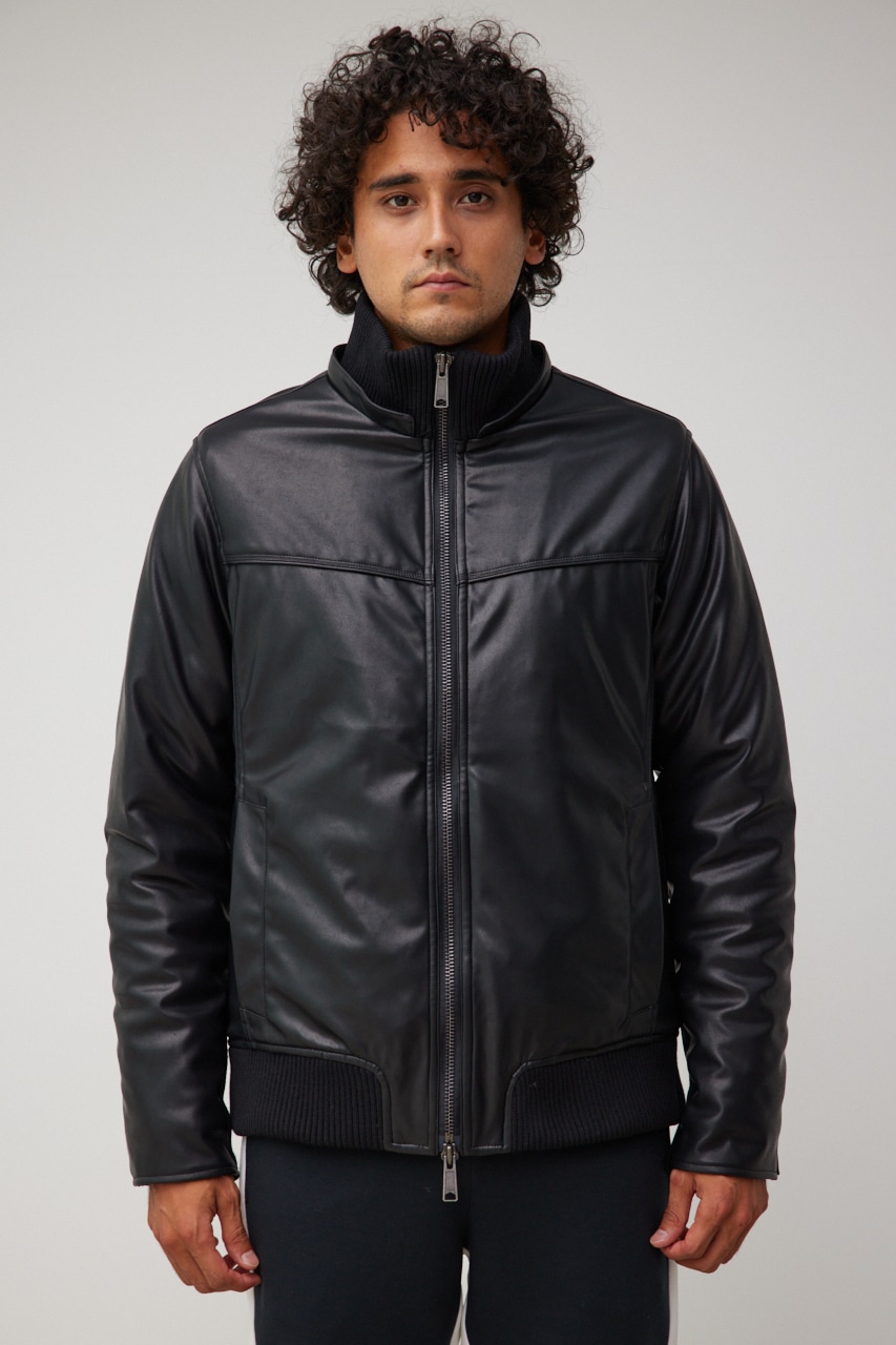 PaulSmith 12AW深海レザーウールミックスブルゾン - その他