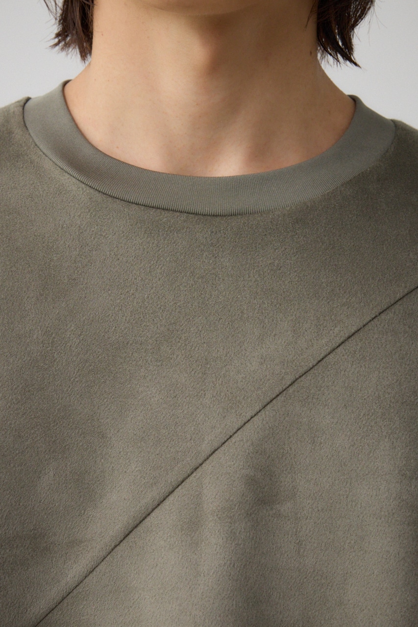 フェイクスウェード切替トップス L/KHA FREE