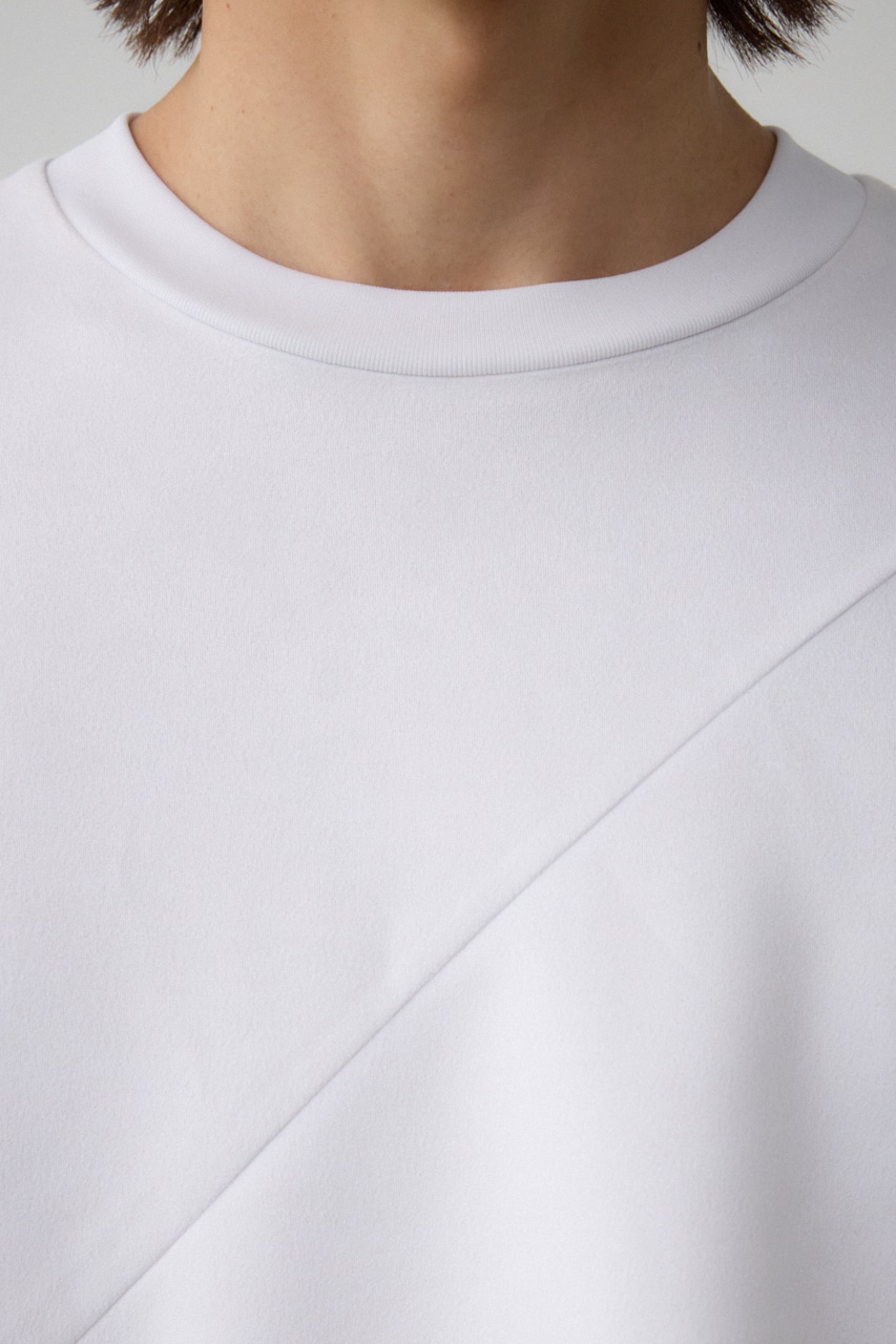 フェイクスウェード切替トップス WHT FREE